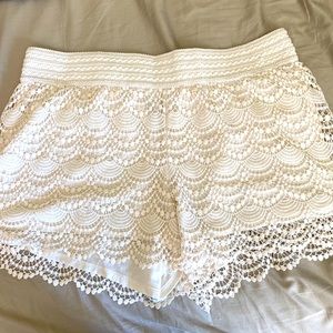 Lace shorts!